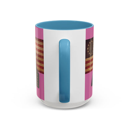 Washington's Earnest Prayer Pink Accent Mug by theGreenDragonTavern.shop