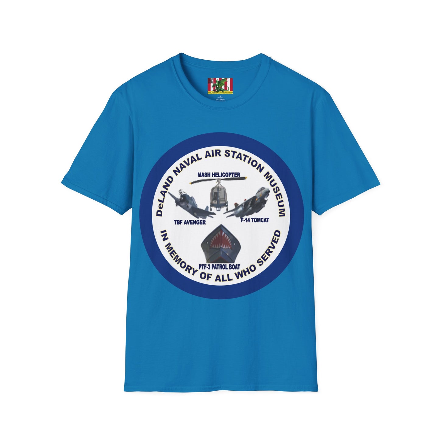 DNASM Student Art Navy Frame Darker colors Unisex T-Shirt by theGreenDragonTavern.shop