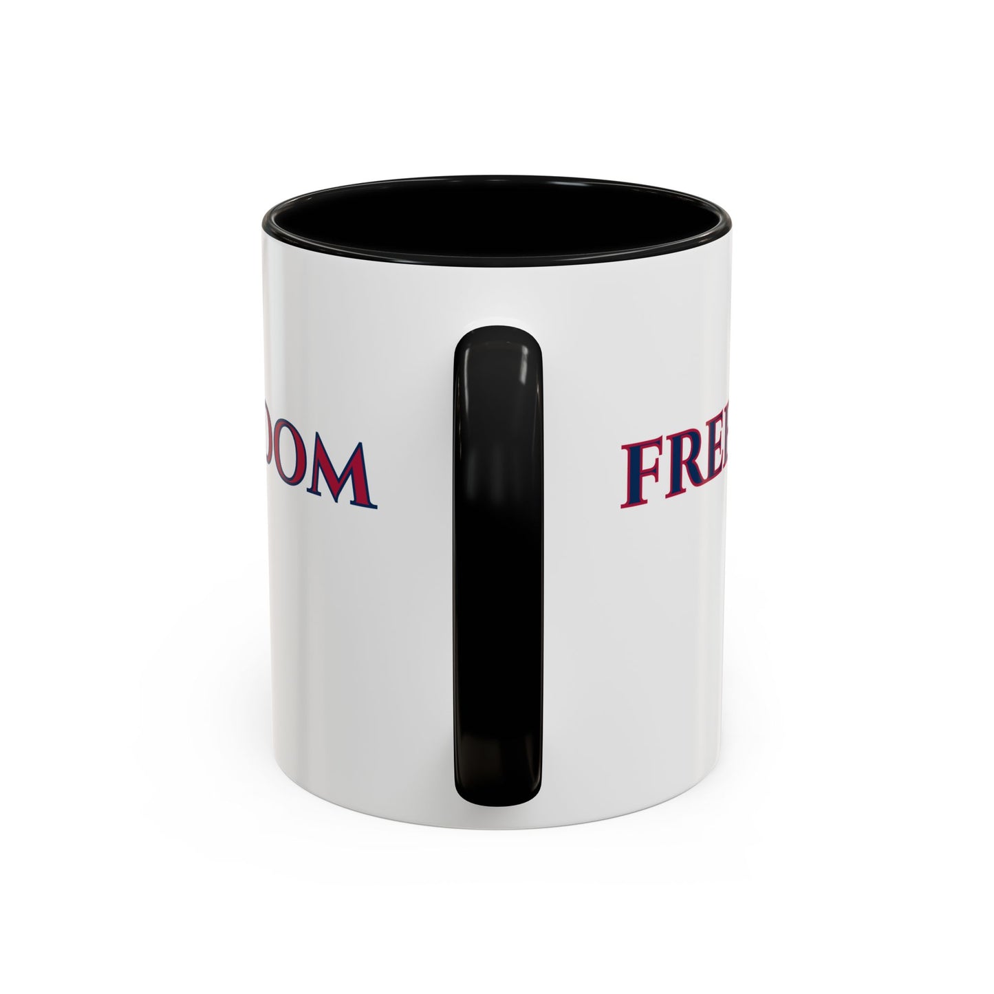 Freedom, White Accent Mug by theGreenDragonTavern.shop