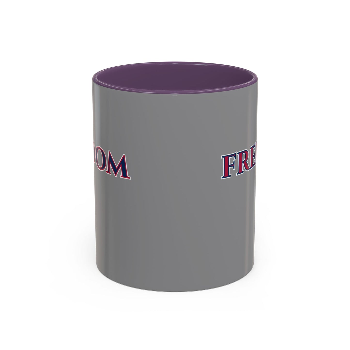 Freedom, Grey Accent Mug by theGreenDragonTavern.shop