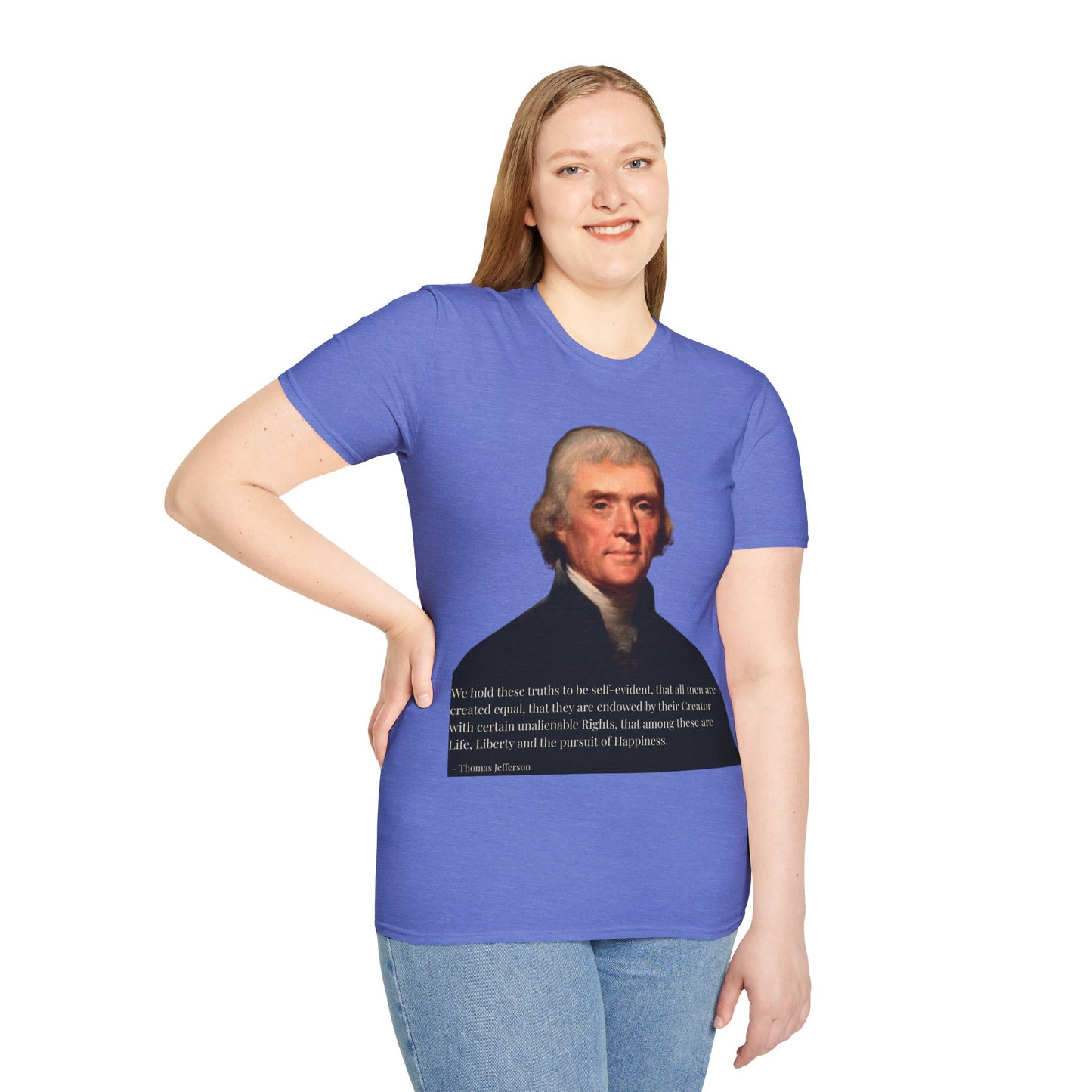 We hold these truths to be self-evident Light colors Unisex T-Shirt by theGreenDragonTavern.shop