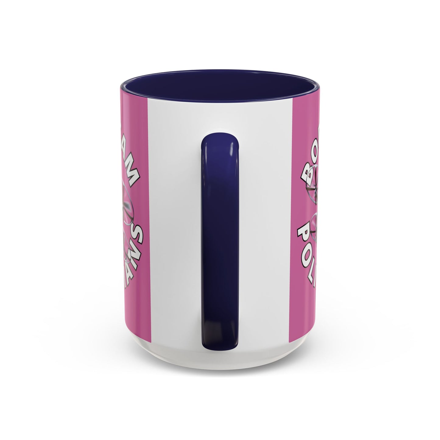 Bodycam the Politicians Drone Pink Accent Mug by theGreenDragonTavern.shop