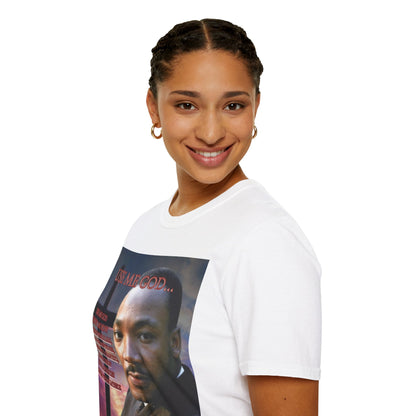 Use Me God, MLK Jr Light colors Unisex T-Shirt by theGreenDragonTavern.shop