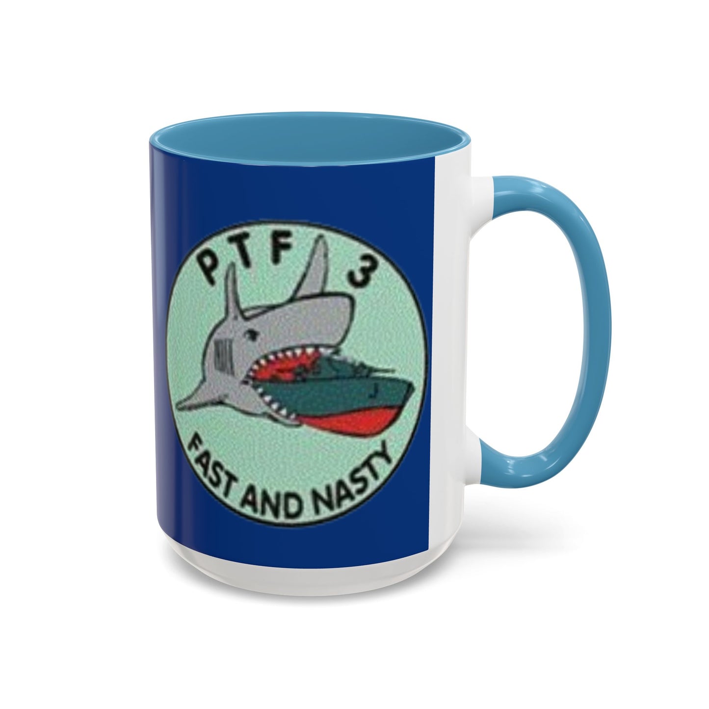 DNASM PTF-3 Blue Accent Mug by theGreenDragonTavern.shop
