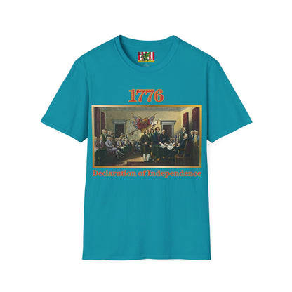 Declaration of Independence Dark colors Unisex T-Shirt by theGreenDragonTavern.shop