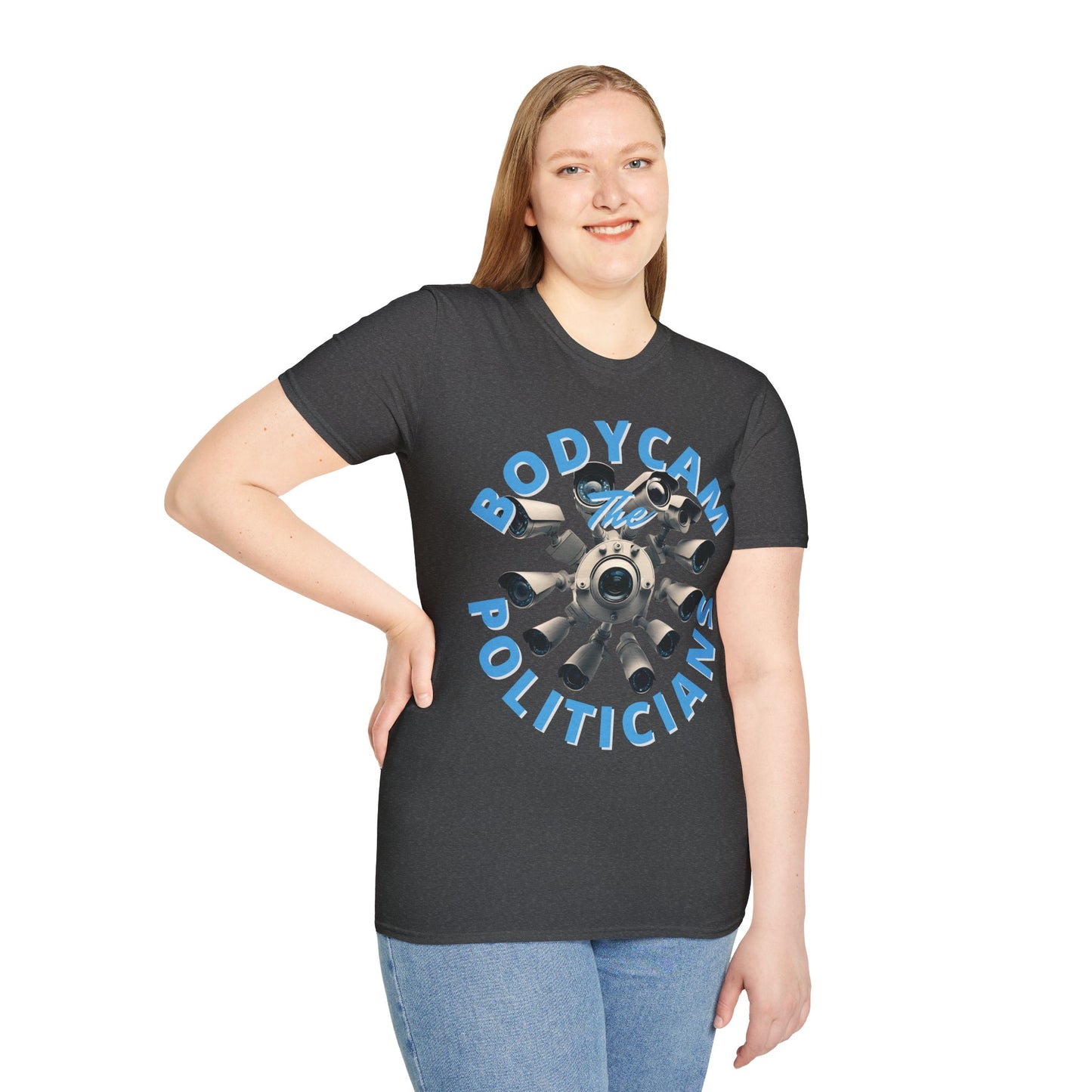 Bodycam the Politicians Cameras Dark colors Unisex T-Shirt by theGreenDragonTavern.shop