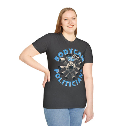 Bodycam the Politicians Cameras Dark colors Unisex T-Shirt by theGreenDragonTavern.shop