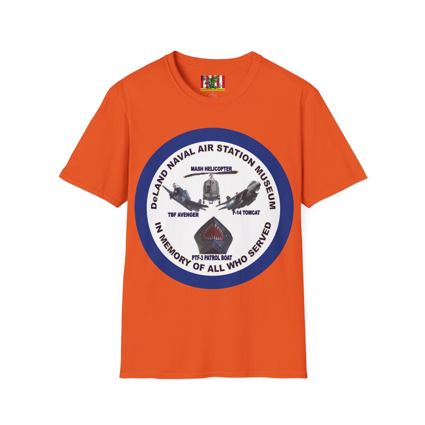 DNASM Student Art Navy Frame Lighter colors Unisex T-Shirt by theGreenDragonTavern.shop