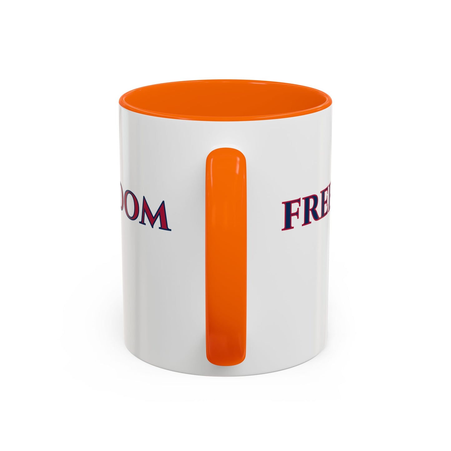 Freedom, White Accent Mug by theGreenDragonTavern.shop