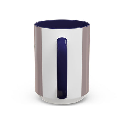 Hula Girl Packin' Heat Grey Accent Mug by theGreenDragonTavern.shop