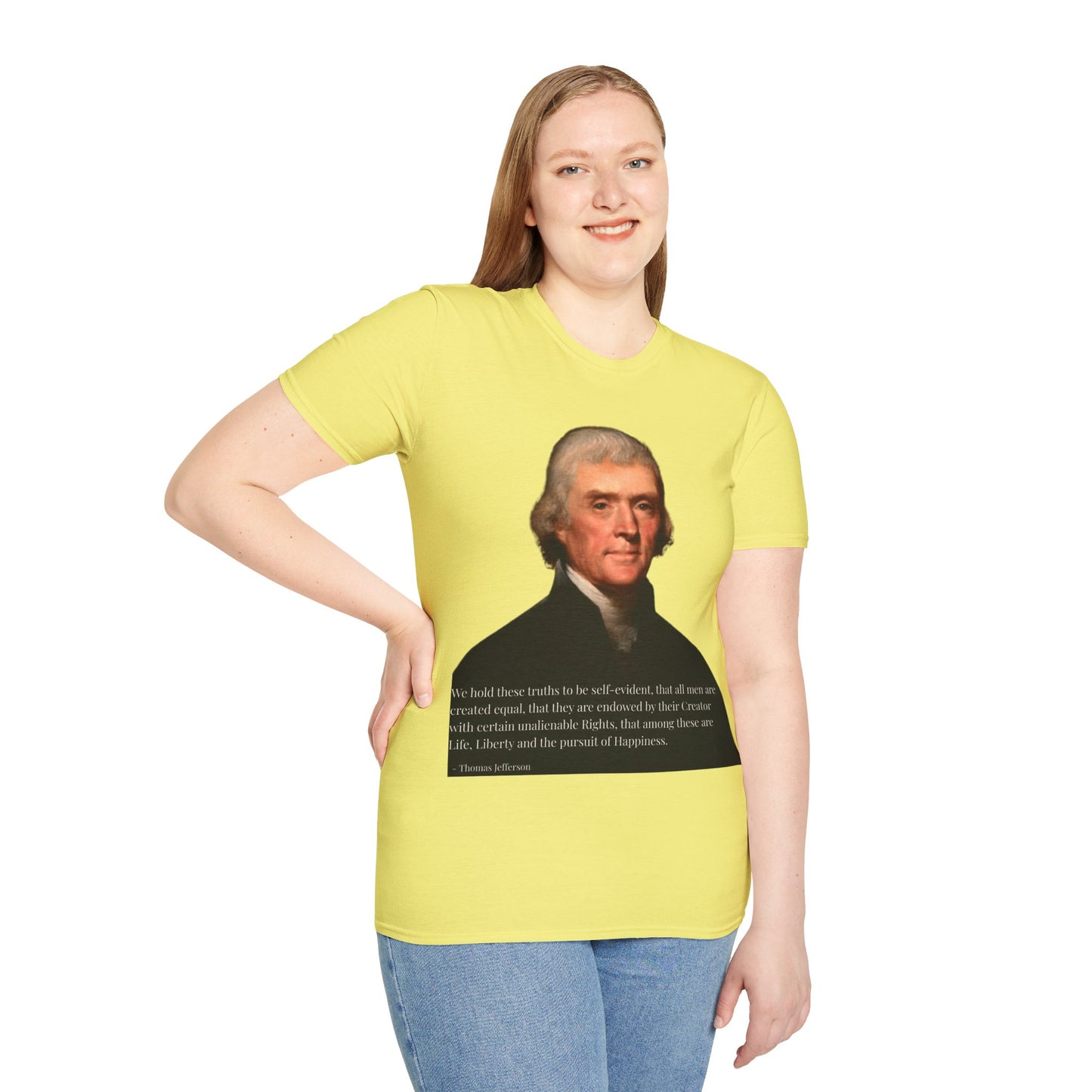 We hold these truths to be self-evident Light colors Unisex T-Shirt by theGreenDragonTavern.shop