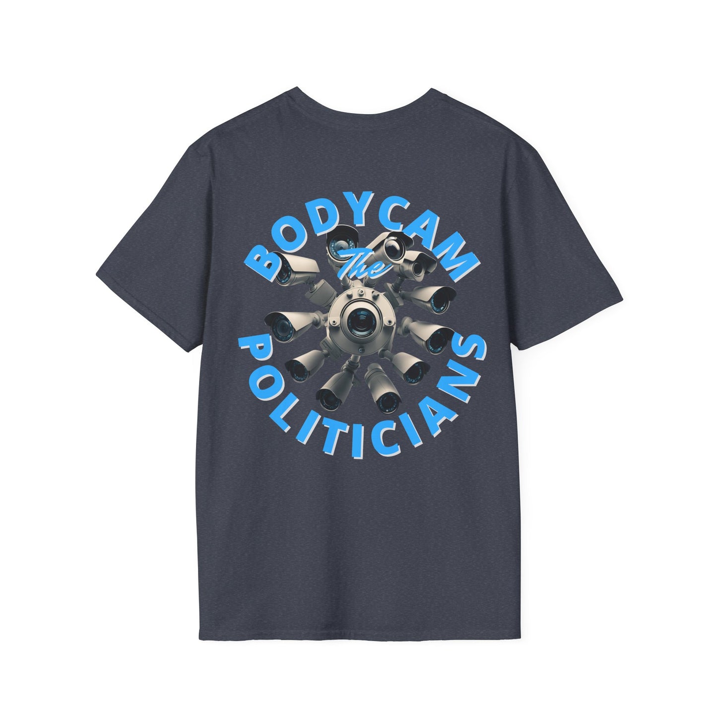 2-sided Bodycam the Politicians Cameras DKcolors Unisex T-Shirt by theGreenDragonTavern.shop