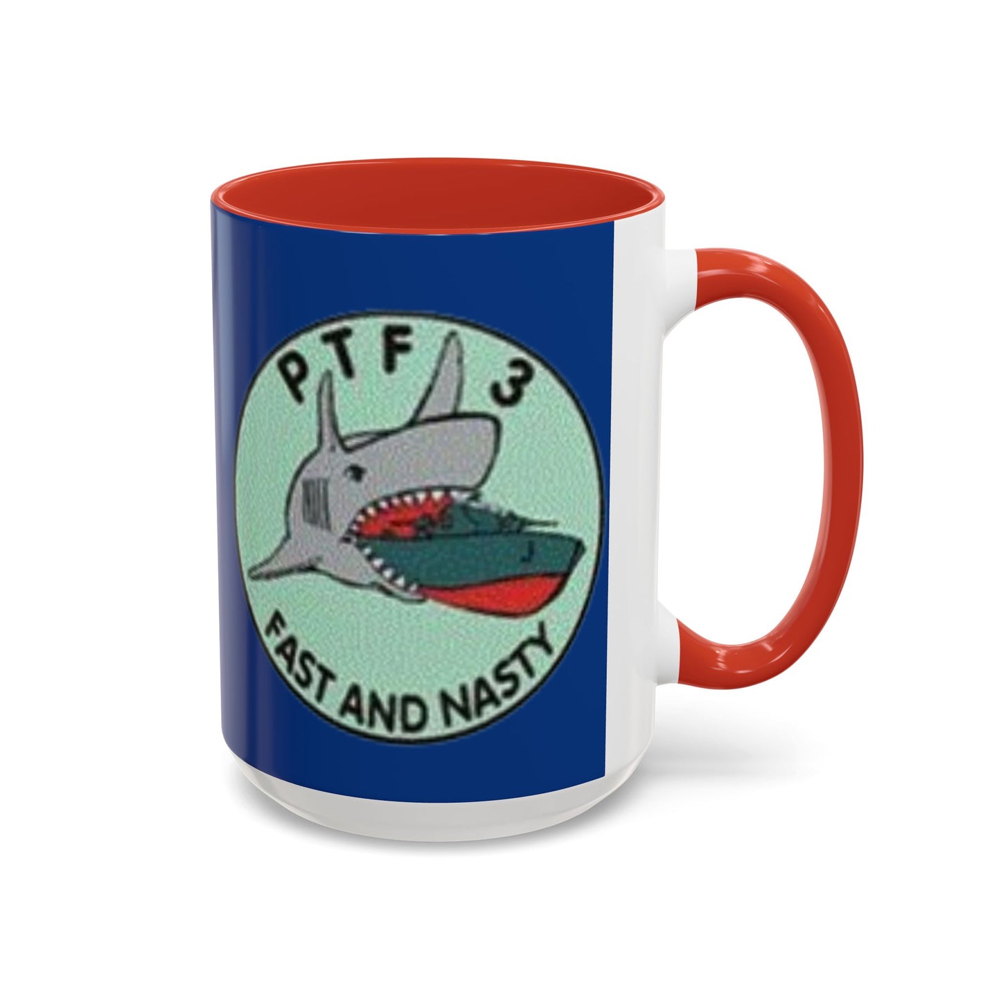 DNASM PTF-3 Blue Accent Mug by theGreenDragonTavern.shop