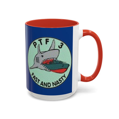 DNASM PTF-3 Blue Accent Mug by theGreenDragonTavern.shop