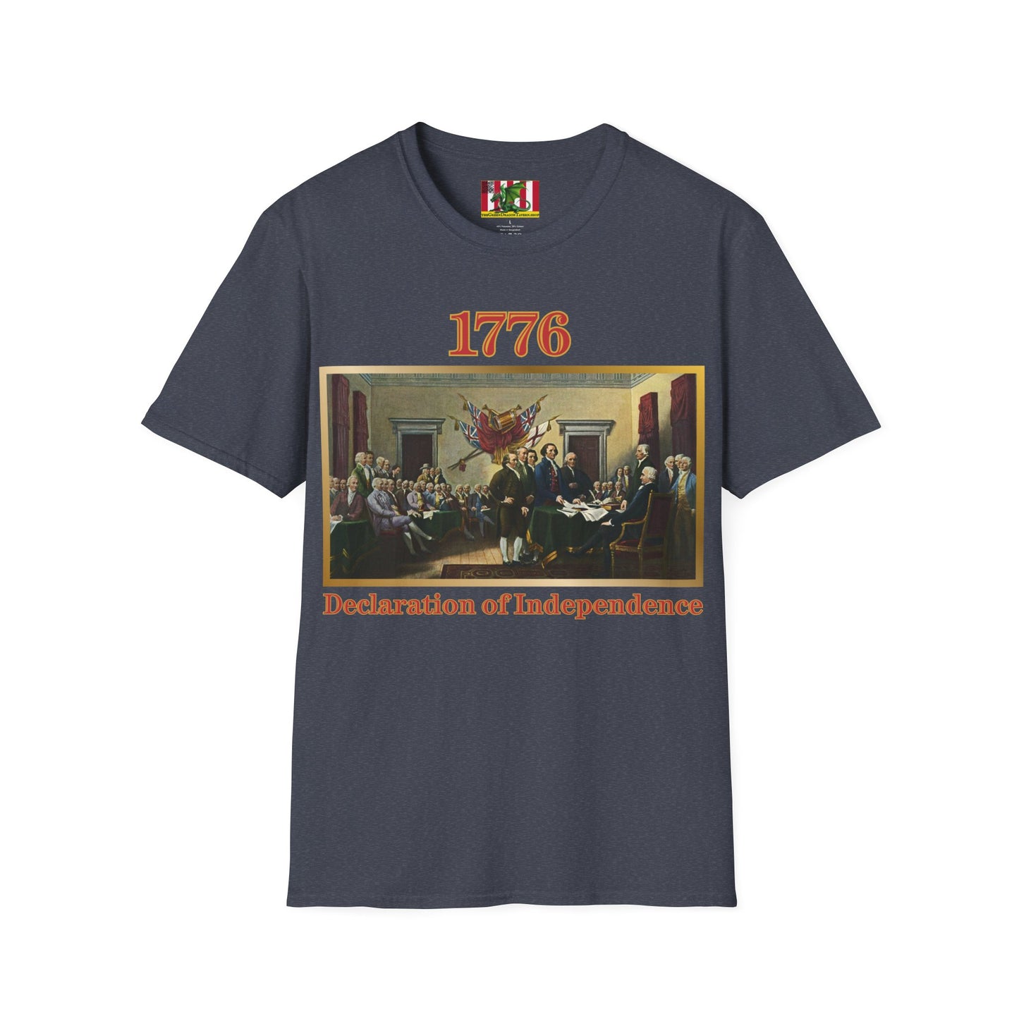 Declaration of Independence Dark colors Unisex T-Shirt by theGreenDragonTavern.shop