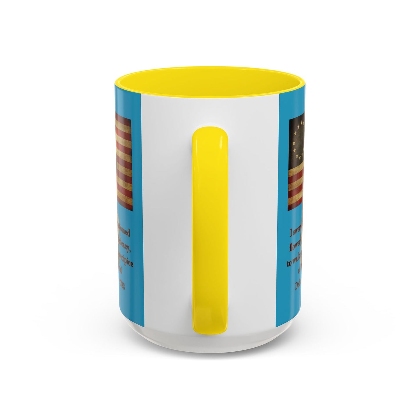 Deborah Sampson, America's Mulan Turquoise Accent Mug by theGreenDragonTavern.shop