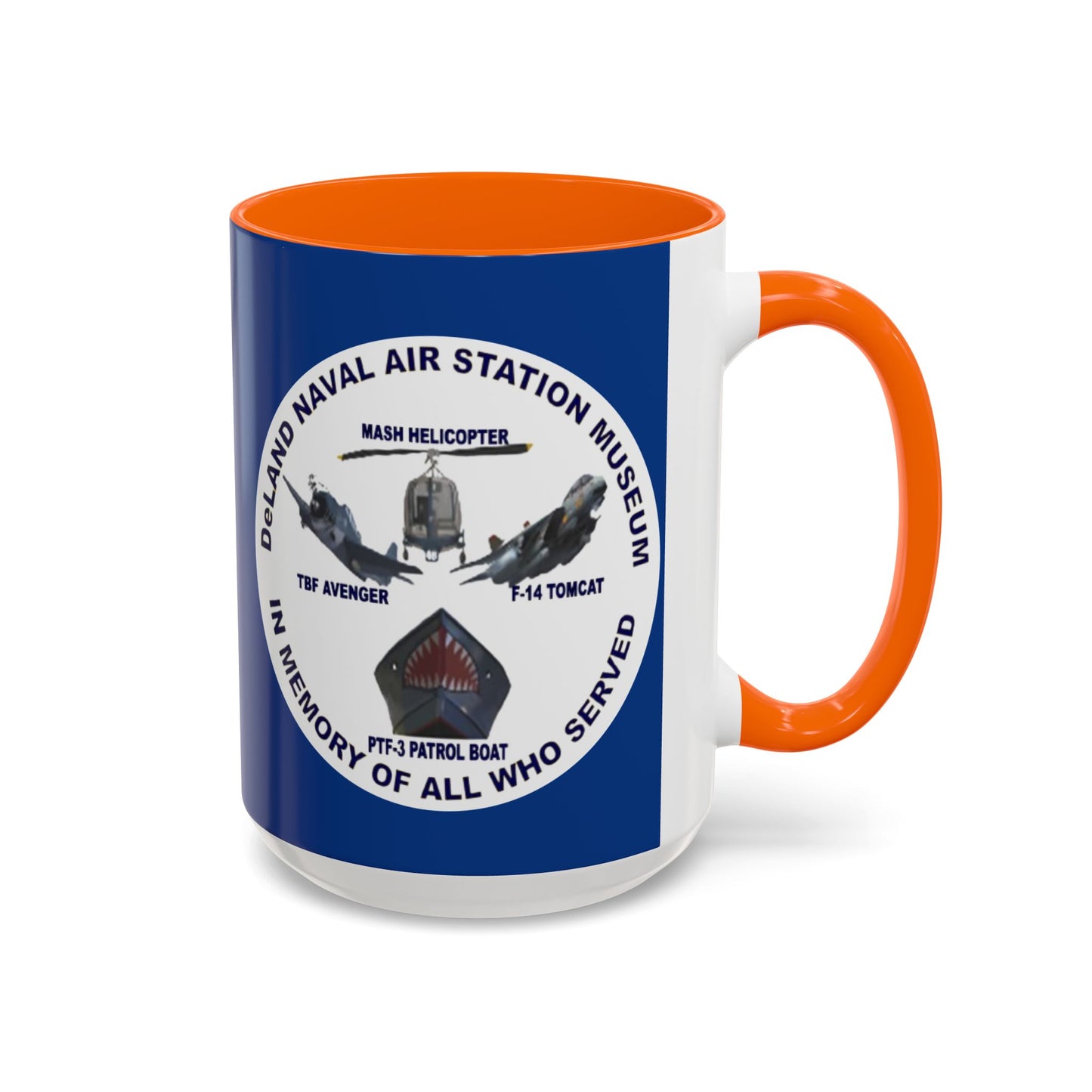 DNASM Student Art Blue Accent Mug by theGreenDragonTavern.shop