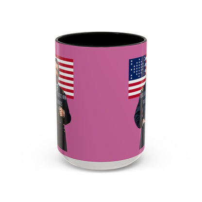 "Traitors and Patriots" Ulysses Grant Pink Accent Mug by theGreenDragonTavern.shop