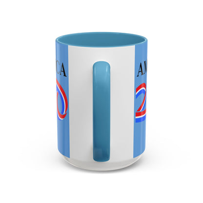 America 250 Light Blue Accent Mug by theGreenDragonTavern.shop