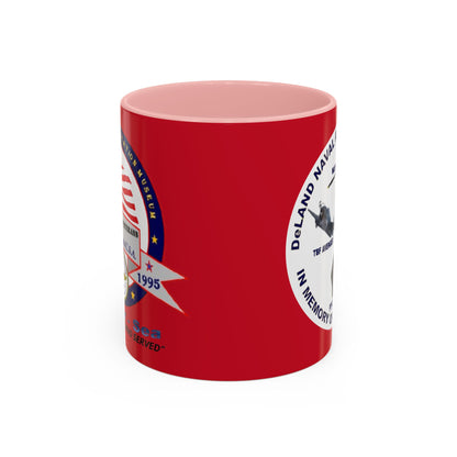 DNASM 2-sided, Founding & Student Art w/WhiteBG Red Accent Mug by theGreenDragonTavern.shop