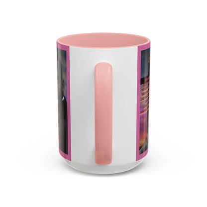 Use Me God, MLK Jr Pink Accent Mug by theGreenDragonTavern.shop