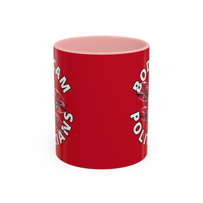 Bodycam the Politicians Drone Red Accent Mug by theGreenDragonTavern.shop