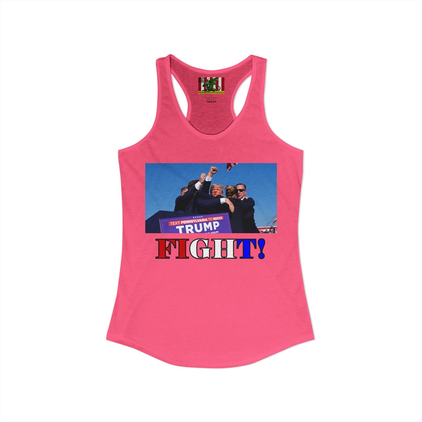 Fight! Women's Racerback Tank Top by theGreenDragonTavern.shop