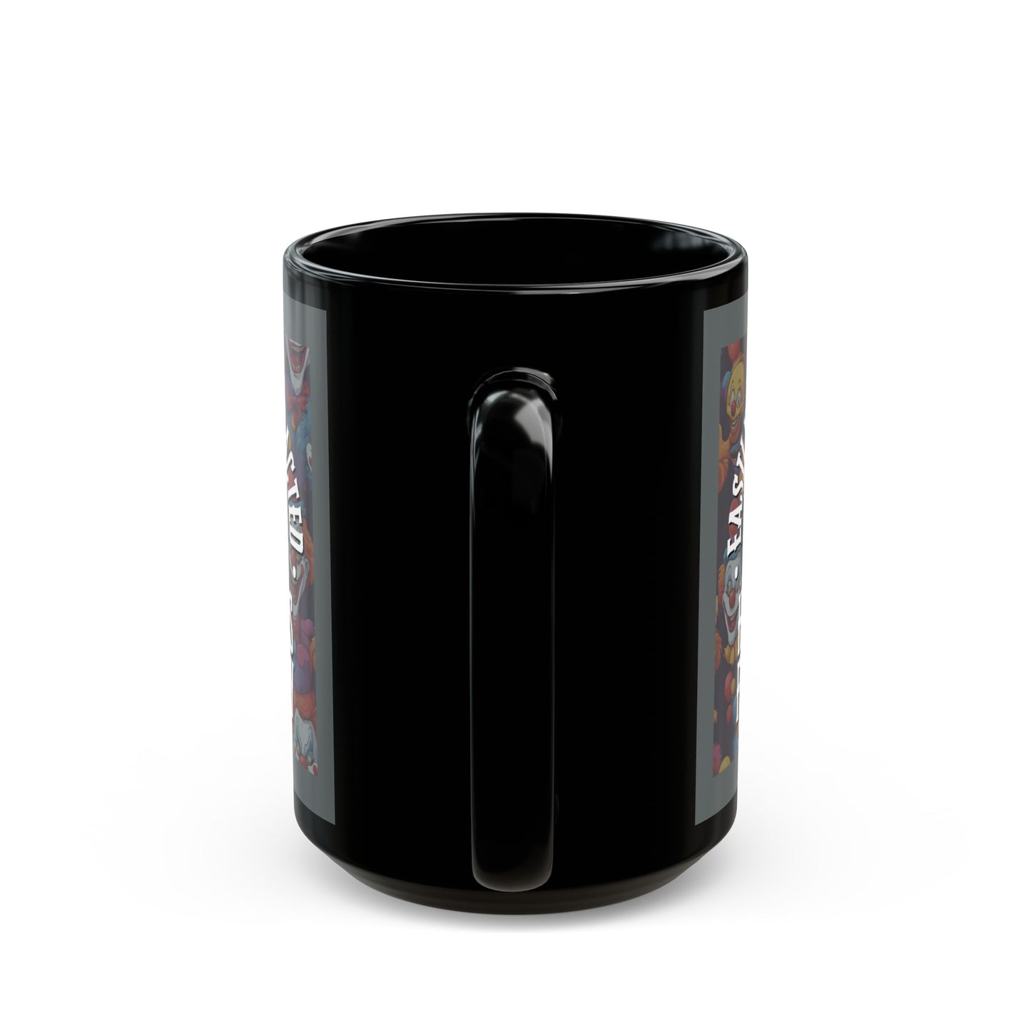 Easily Distracted by Heinous Fuckery Little Jinx Grey Mug by theGreenDragonTavern.shop