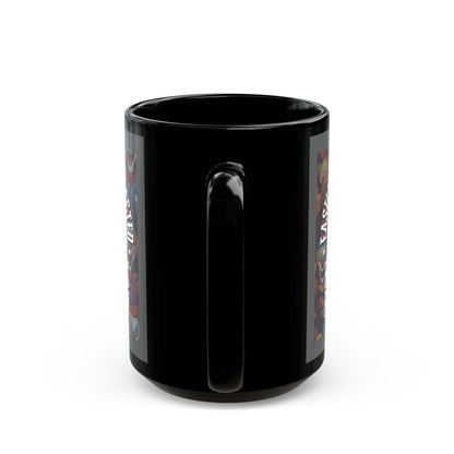 Easily Distracted by Heinous Fuckery Little Jinx Grey Mug by theGreenDragonTavern.shop