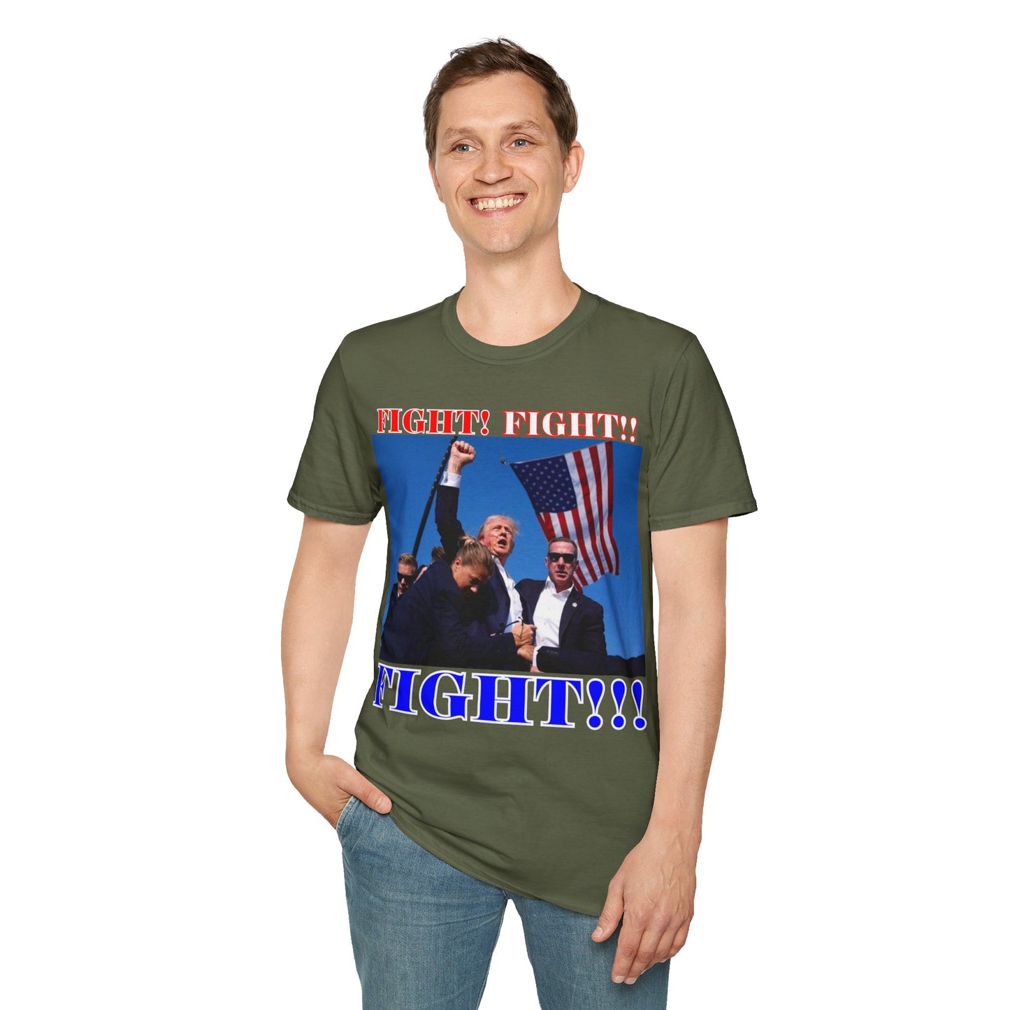 FIGHT! FIGHT!! FIGHT!!! DKcolors Unisex T-Shirt by theGreenDragonTavern.shop