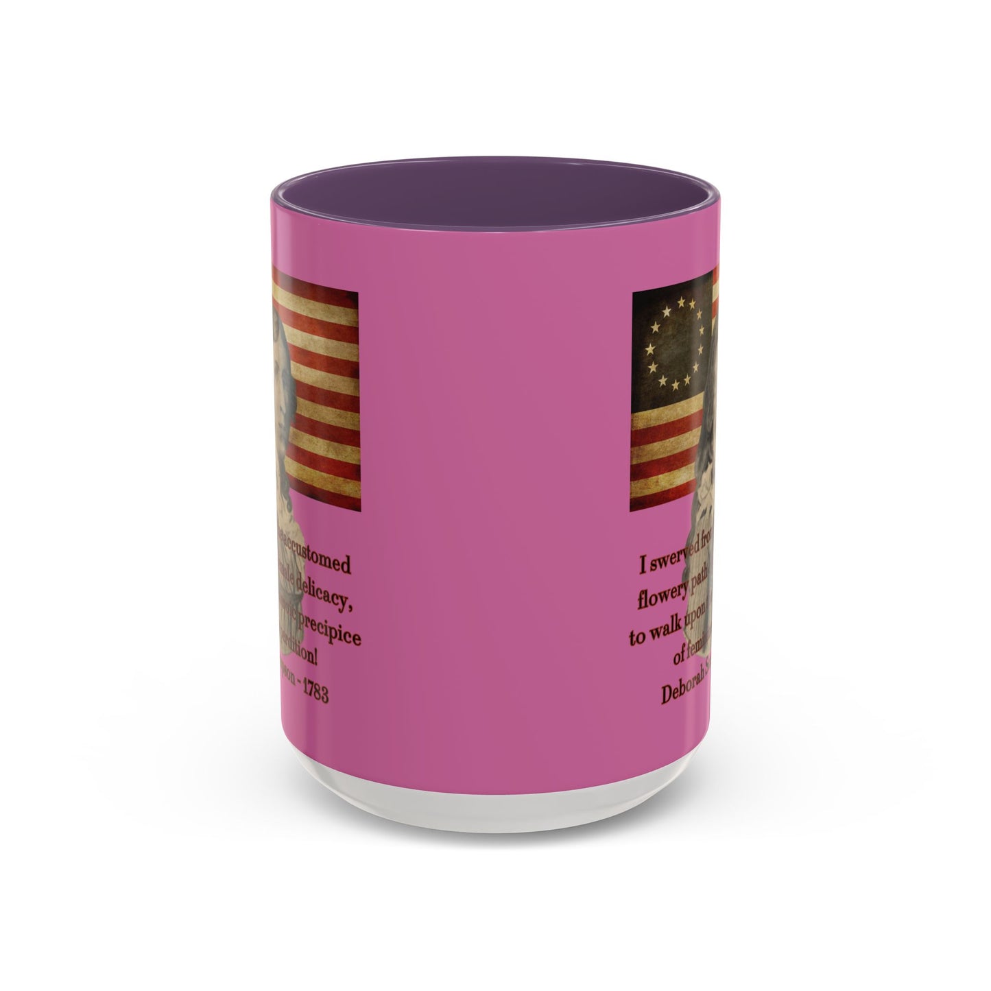 Deborah Sampson, America's Mulan Pink Accent Mug by theGreenDragonTavern.shop
