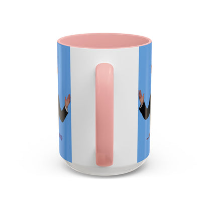 Trump...will be Trump Light Blue Accent Mug by theGreenDragonTavern.shop