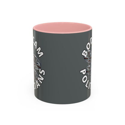 Bodycam the Politicians Drone Grey Accent Mug by theGreenDragonTavern.shop