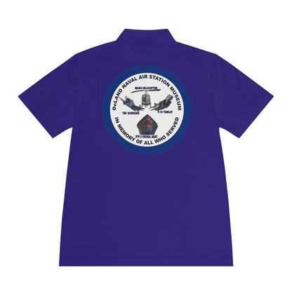 DNASM Student Art Navy Frame, 2-Sided Sport Polo Shirt by theGreenDragonTavern.shop