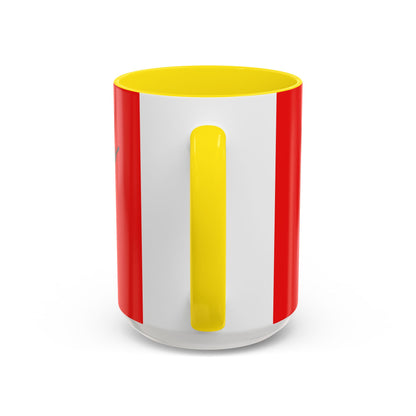 Hula Girl Packin' Heat Red Accent Mug by theGreenDragonTavern.shop