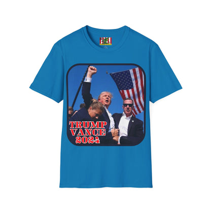 Trump and Vance 2024 Dark colors Unisex T-Shirt by theGreenDragonTavern.shop