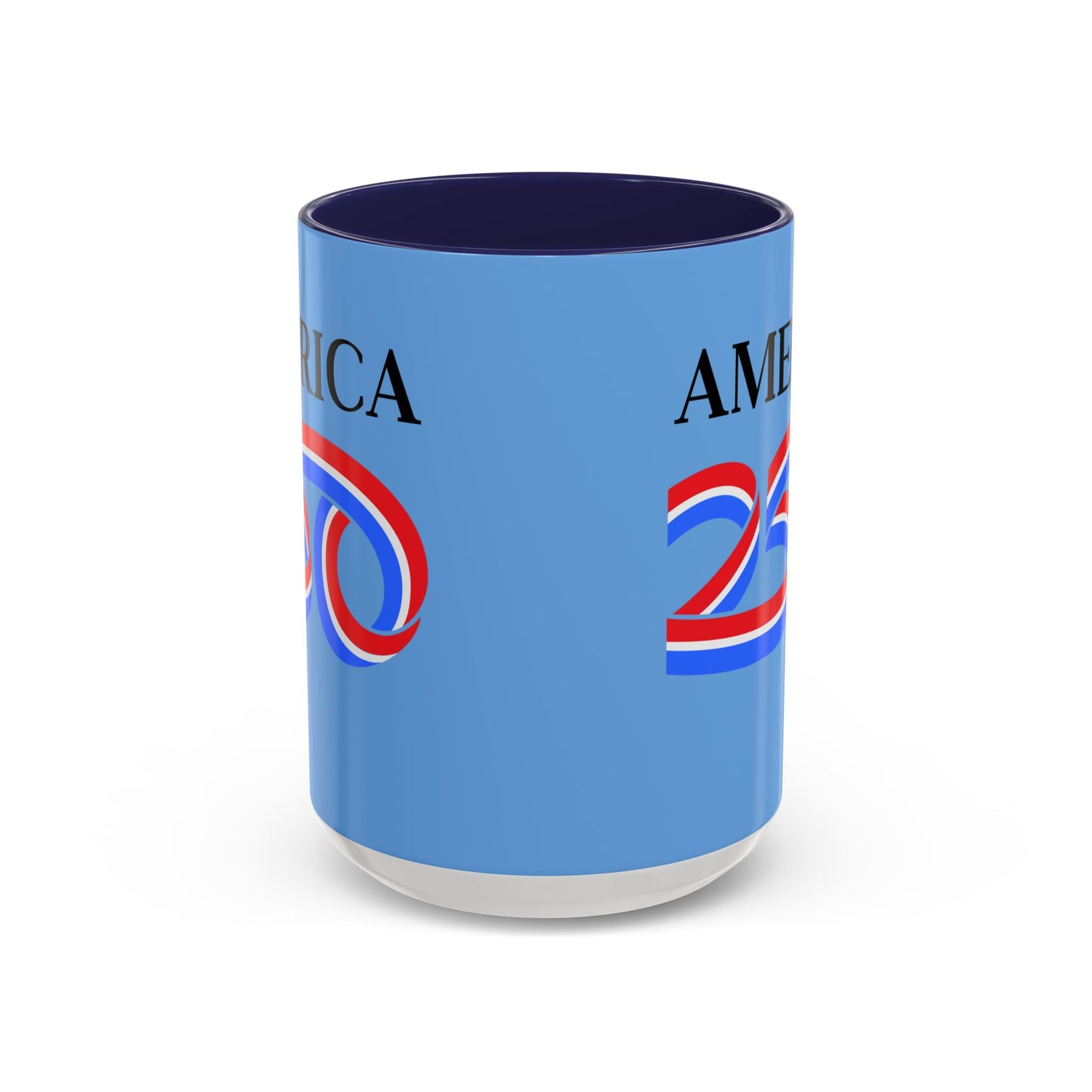 America 250 Light Blue Accent Mug by theGreenDragonTavern.shop