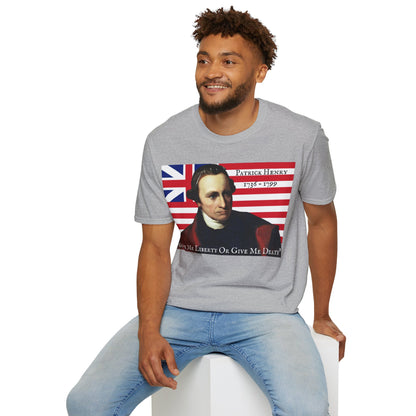 Patrick Henry Light colors Unisex T-Shirt by theGreenDragonTavern.shop