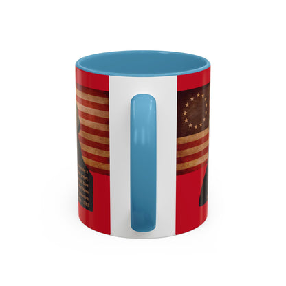 Washington's Earnest Prayer Red Accent Mug by theGreenDragonTavern.shop
