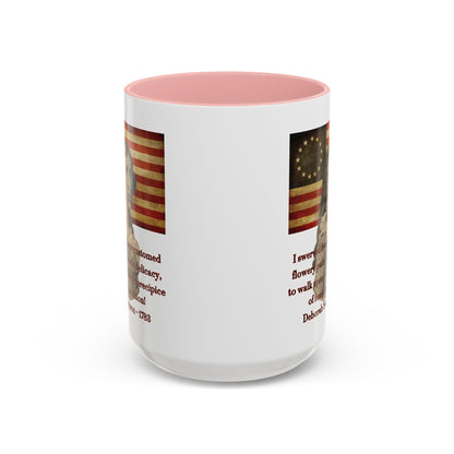 Deborah Sampson, America's Mulan White Accent Mug by theGreenDragonTavern.shop