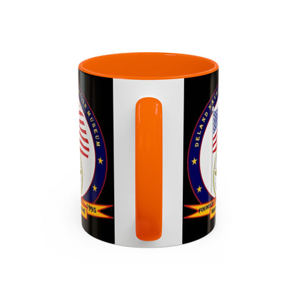 DeLand Naval Air Station Museum Black Accent Mug by theGreenDragonTavern.shop