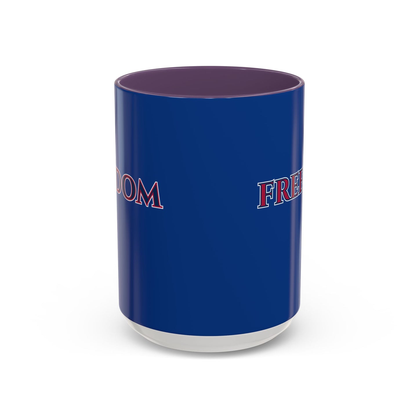 Freedom, Dark Blue Accent Mug by theGreenDragonTavern.shop