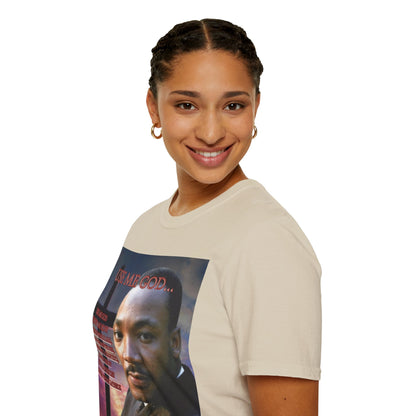 Use Me God, MLK Jr Light colors Unisex T-Shirt by theGreenDragonTavern.shop