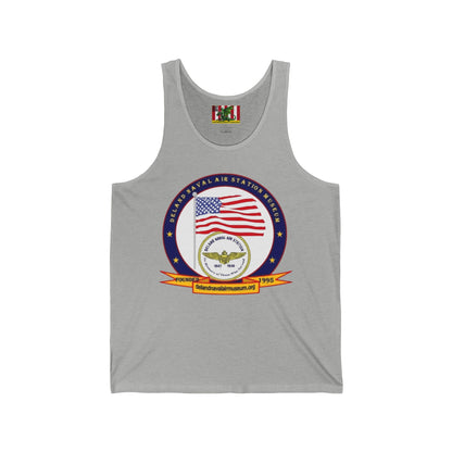DeLand Naval Air Station Museum Unisex Jersey Tank Top by theGreenDragonTavern.shop