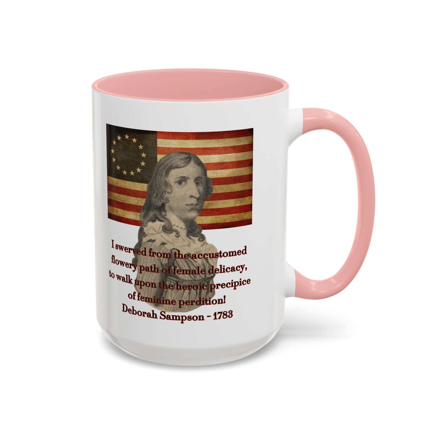 Deborah Sampson, America's Mulan White Accent Mug by theGreenDragonTavern.shop