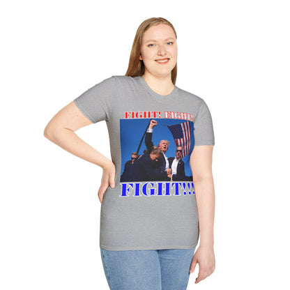 FIGHT! FIGHT!! FIGHT!!! Light colors Unisex T-Shirt by theGreenDragonTavern.shop