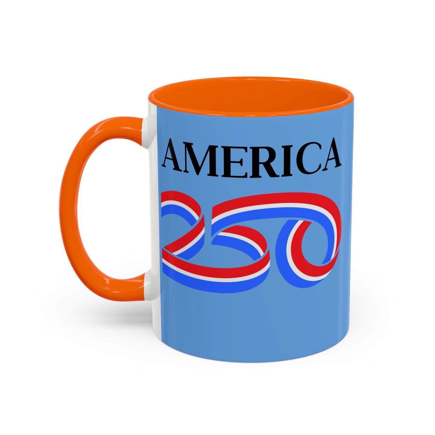 America 250 Light Blue Accent Mug by theGreenDragonTavern.shop