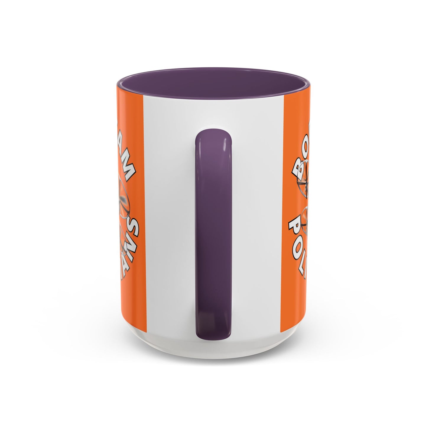 Bodycam the Politicians Drone Orange Accent Mug by theGreenDragonTavern.shop