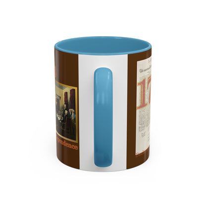Declaration of Independence Brown Accent Mug by theGreenDragonTavern.shop