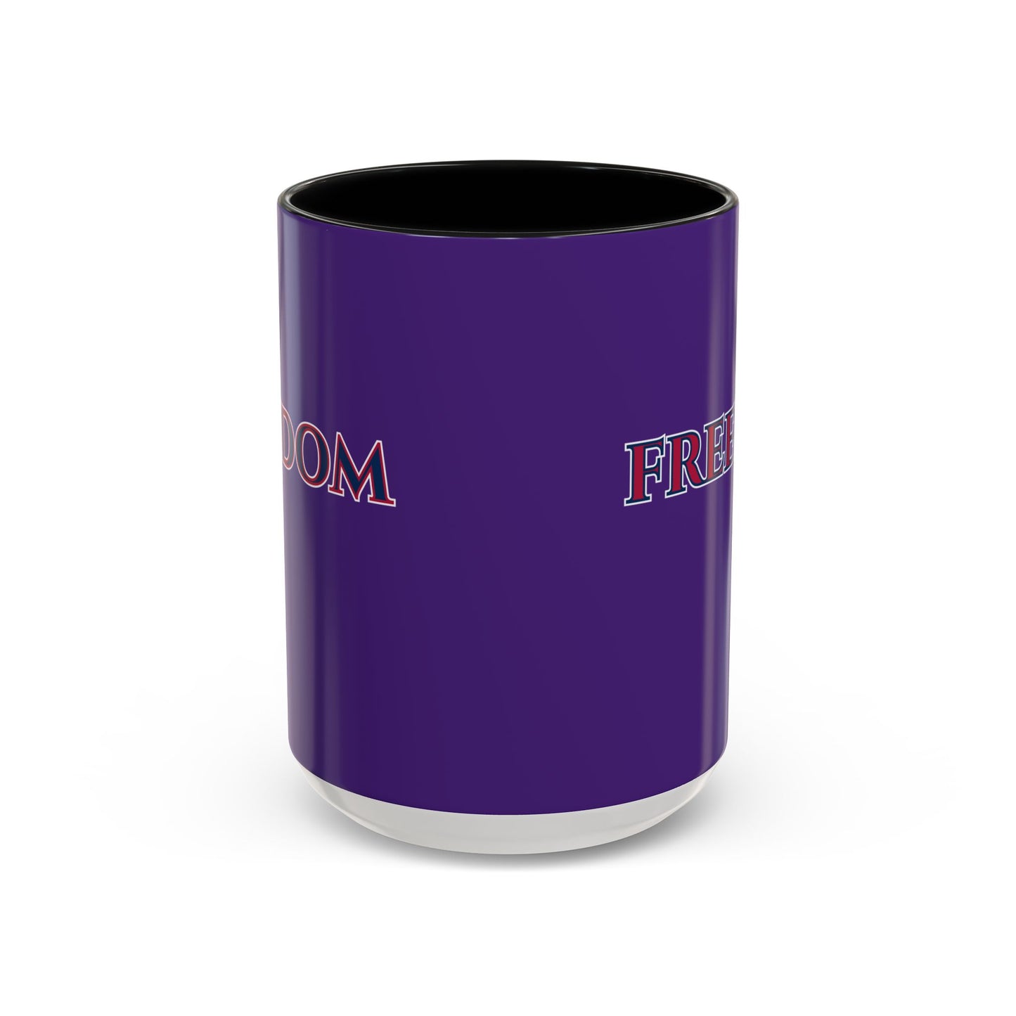 Freedom, Dark Purple Accent Mug by theGreenDragonTavern.shop